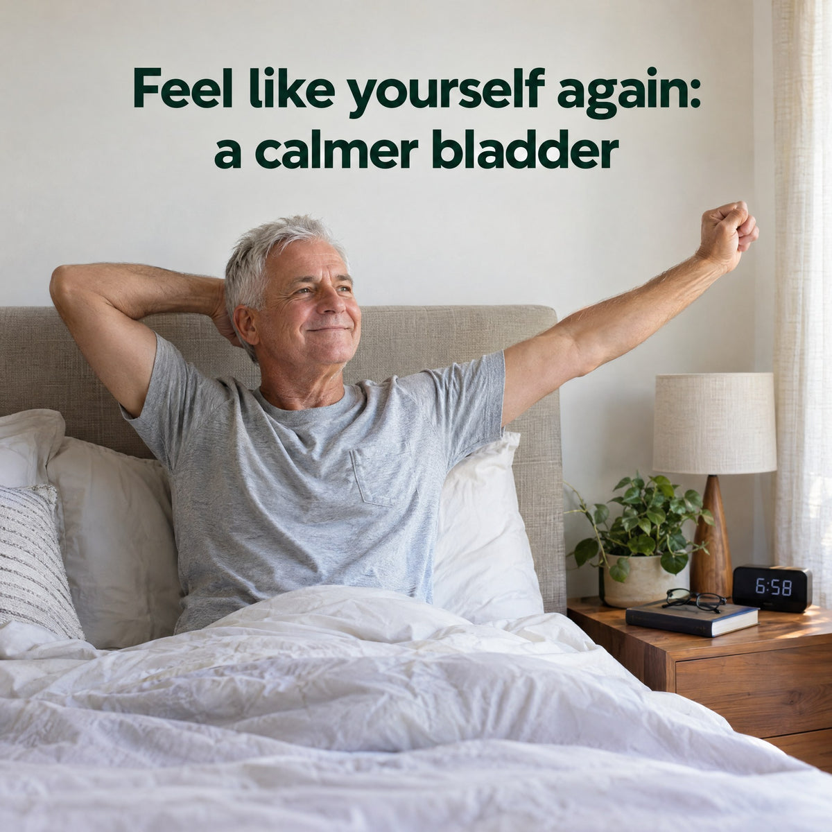 Feel like yourself again: a calmer bladder